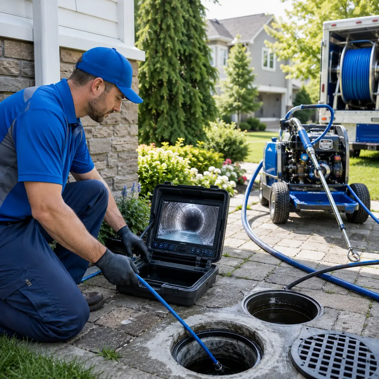 Outdoor drain cleaning professionals serving Monroe Bridge, MA
